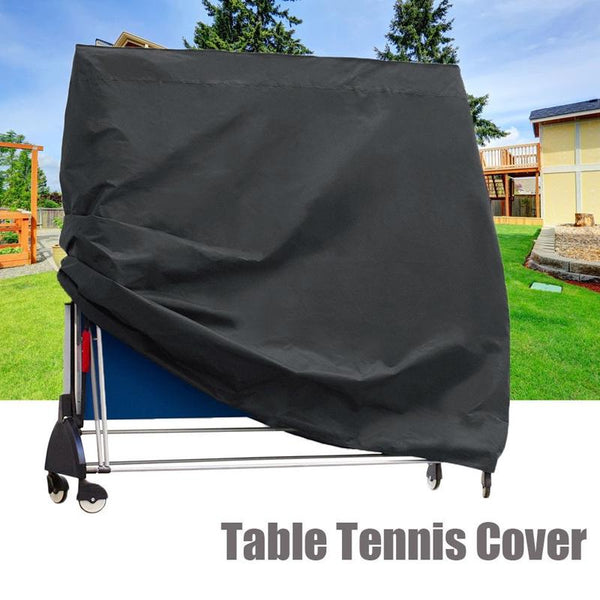 Waterproof Outdoor Table Tennis Cover 165X70x185cm Black / Silver Other Table Tennis