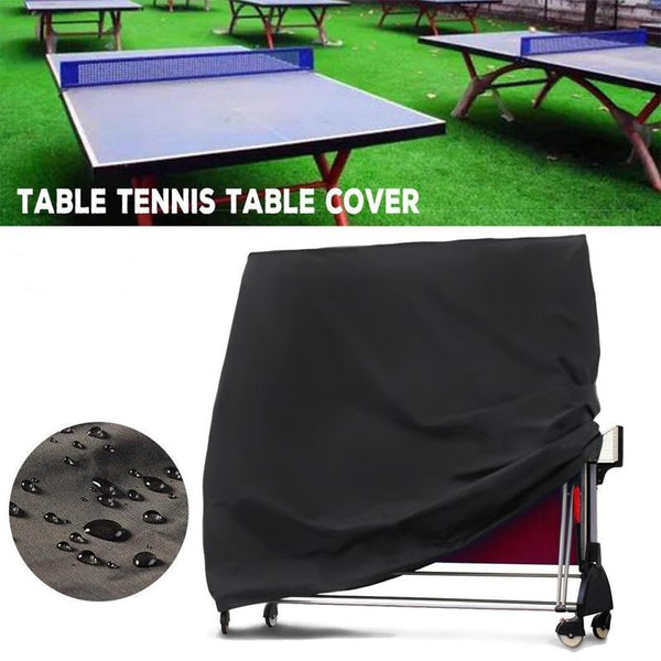 Waterproof Outdoor Table Tennis Cover 165X70x185cm Black / Silver Other Table Tennis