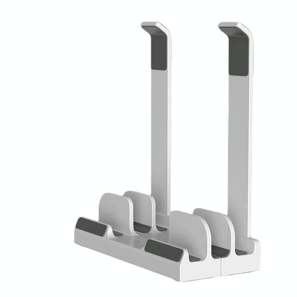 Versatile Laptop Stand With Storage And Cooling Desktop Heightening Rack Black Laptop Cooling Pads