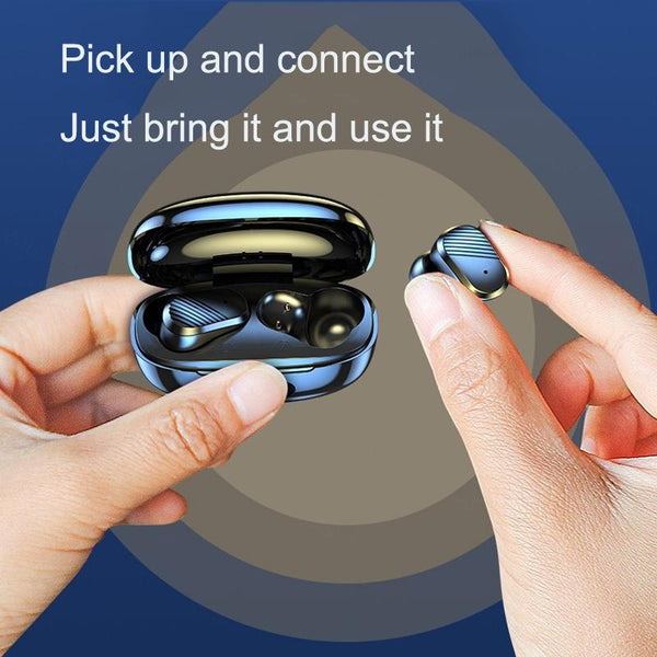 Wireless In Ear Gaming Earphones With Digital Display Black Earbuds