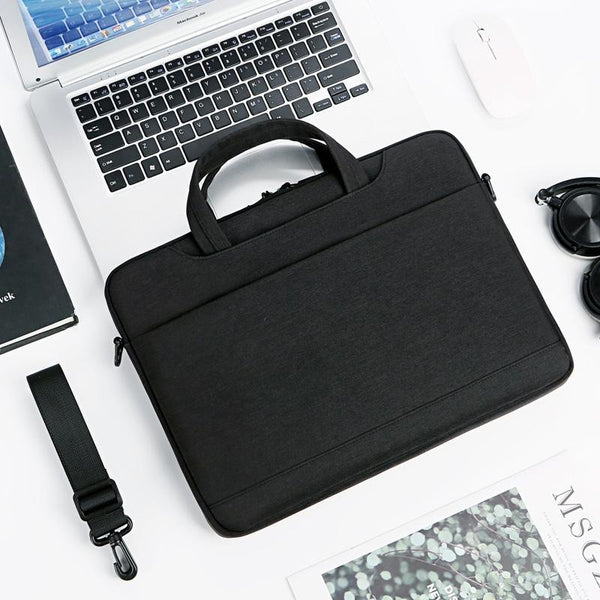 Waterproof Oxford Cloth Laptop Handbag Fits 13.3 14 Inch P510 Black Laptop Cases & Bags