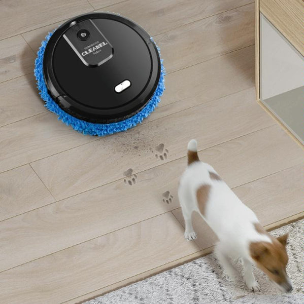 Smart Mopping Robot With Humidifier & Aroma Diffuser Black Carpet & Floor Sweepers