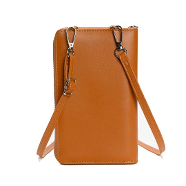 Women Crossbody Cell Phone Wallet Storage Bag Black Wallets