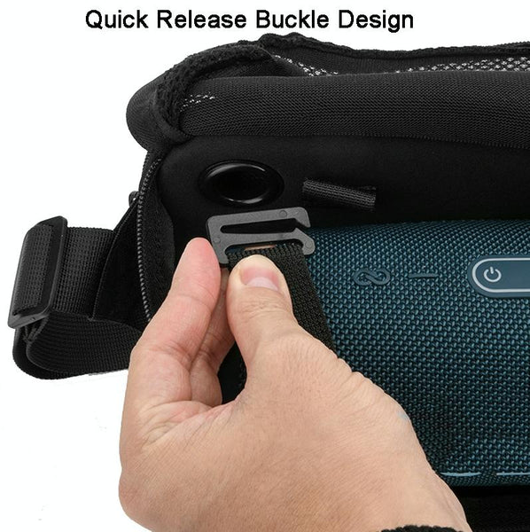 Universal Bluetooth Speaker Messenger Bag For Jbl Flip Series / Ue Boom 3 Beats Pill Black Cases Covers & Skins