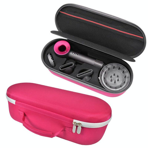 Hard Shell Storage Bag For Dyson Hd01 / Hd03 Hair Dryer Rose Red Hair Dryers