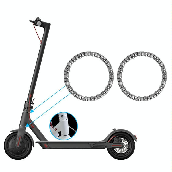 2 Pack Silver Steering Bearings For Xiaomi M365 / Pro Scooter Accessories Parts