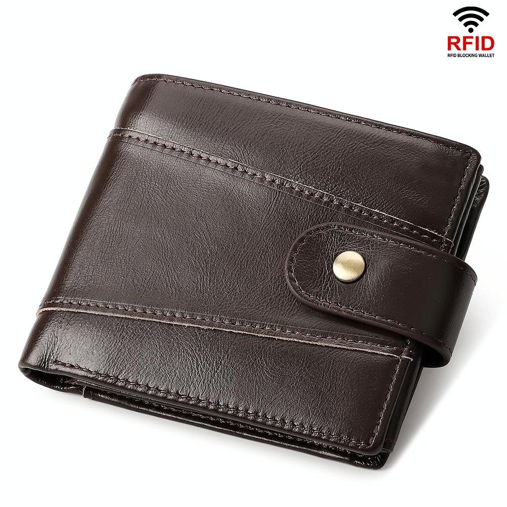 Men Multi Card Anti Magnetic Wallet Compact Design Wallets
