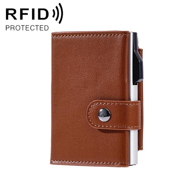 Triple Fold Rfid Blocking Card Holder Business Card Holders