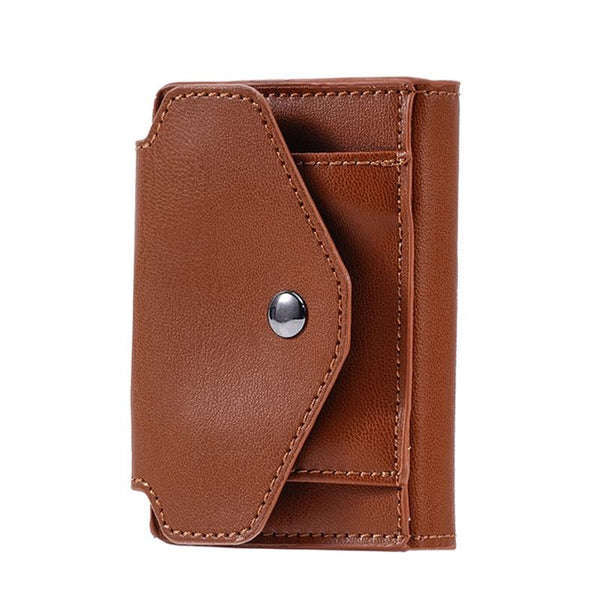Triple Fold Rfid Blocking Card Holder Business Card Holders