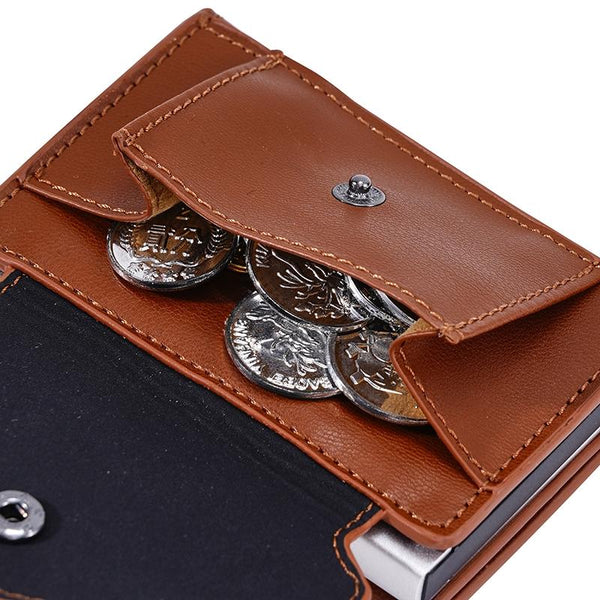 Triple Fold Rfid Blocking Card Holder Business Card Holders