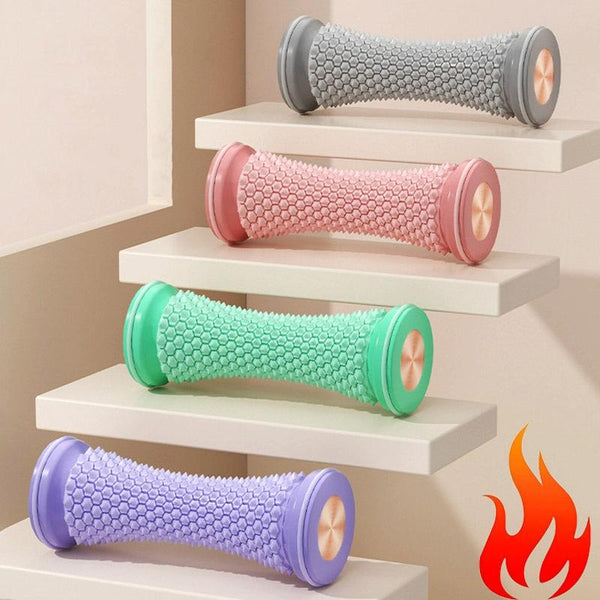 Foot Massager Roller For Plantar Fascia Relief Pink Massagers