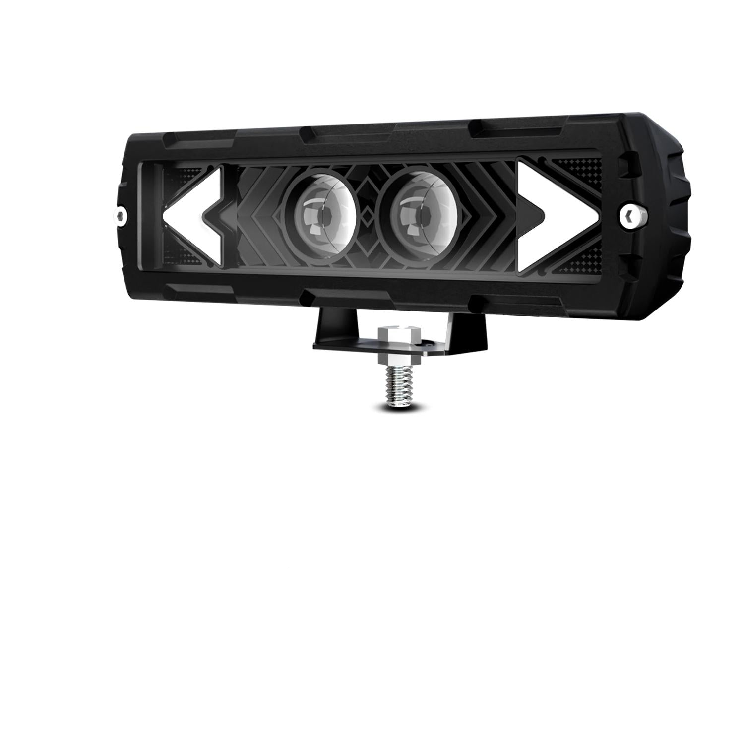 6 Inch Arrow Binocular Spotlight Black Led Car Lights