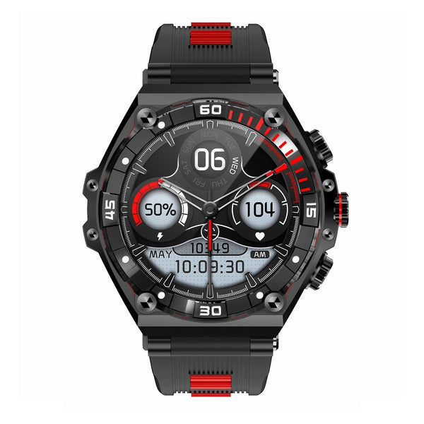 1.43 Inch Amoled Screen Smart Watch Supports Bluetooth Call / Blood Oxygen Detection Red Smart Watches