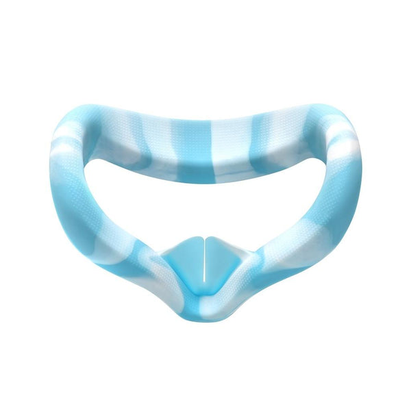 Silicone Vr Eye Cover For Oculus Quest 2 Anti Sweat White Blue Bags Skins & Travel Cases