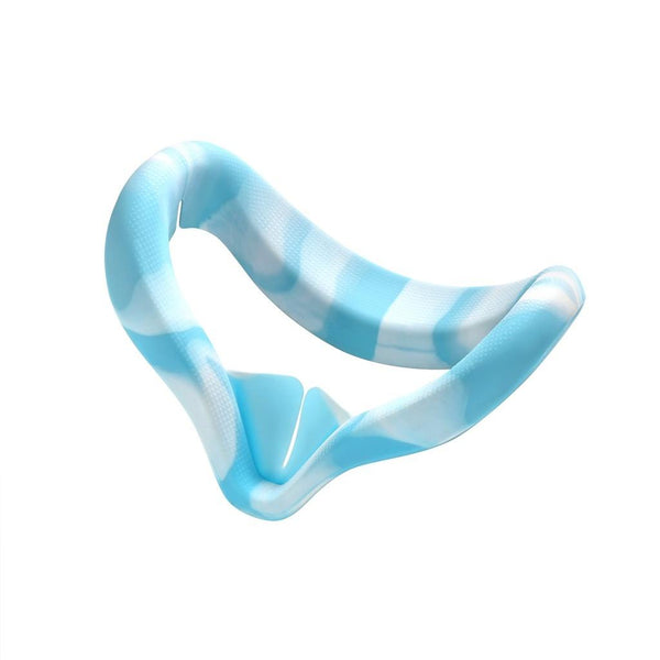 Silicone Vr Eye Cover For Oculus Quest 2 Anti Sweat White Blue Bags Skins & Travel Cases