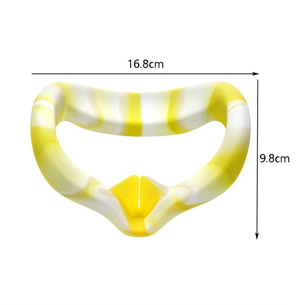 Silicone Vr Eye Cover For Oculus Quest 2 Anti Sweat White Blue Bags Skins & Travel Cases
