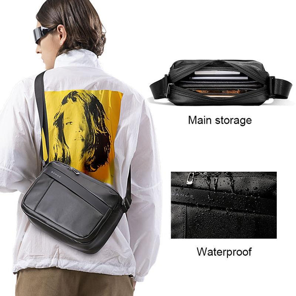Waterproof Men Crossbody Bag Black Bags