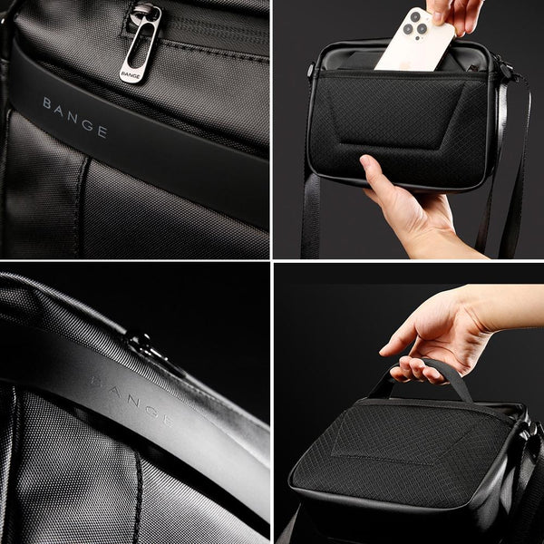 Waterproof Men Crossbody Bag Black Bags