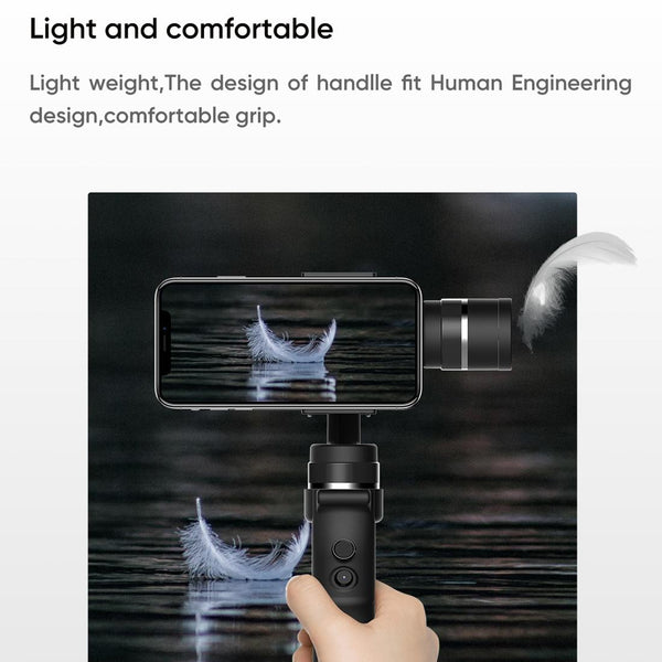 Capture1 Outdoor Video Gimbal Stabilizer For Mobile Phones Black Stabilizers