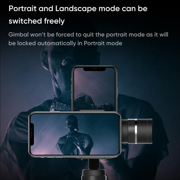 Capture1 Outdoor Video Gimbal Stabilizer For Mobile Phones Black Stabilizers