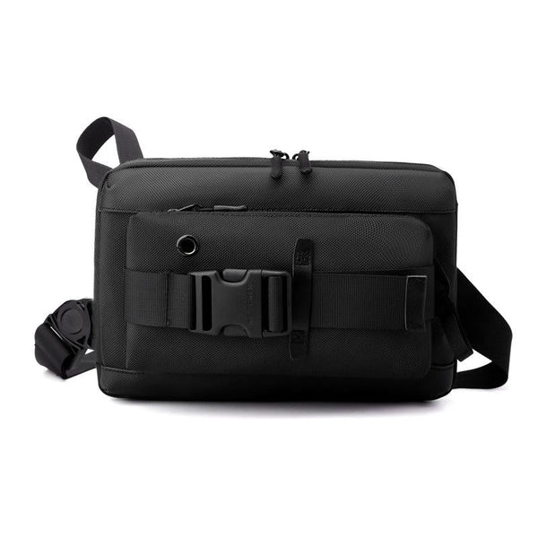 Functional Men Chest Bag Versatile Messenger For Everyday Use Black Bags