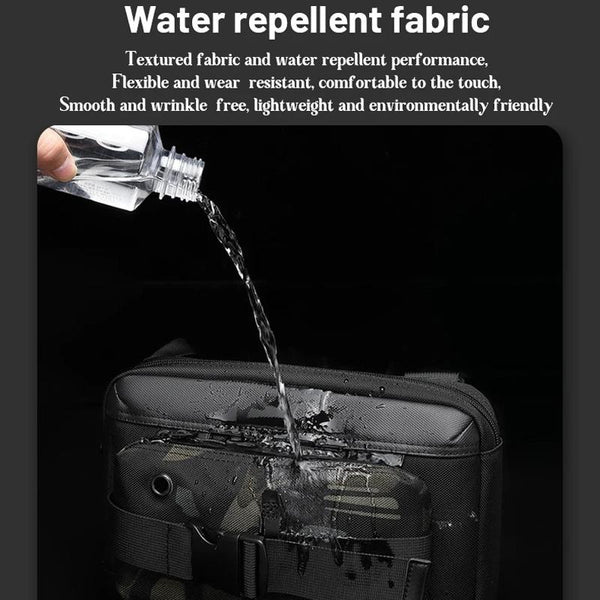 Functional Men Chest Bag Versatile Messenger For Everyday Use Black Bags