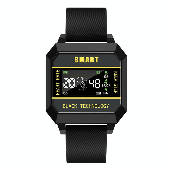 0.96" Tft Smart Watch Life Waterproof Heart Sleep Blood Pressure Monitor Black Smart Watches