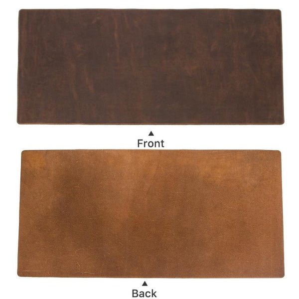 Retro Crazy Horse Leather Desk Pad Anti Slip Desk Mats