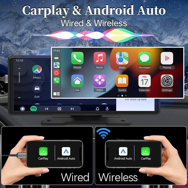 10.26 Inch Car Display Carplay / Android Auto Screen Mirroring Camera Other Car Video