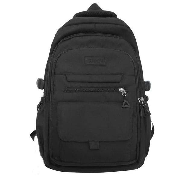Simple Oxford Cloth Travel Backpack For Students 45 X 31 18Cm Black Backpacks