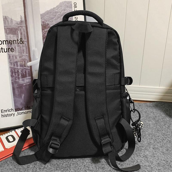 Simple Oxford Cloth Travel Backpack For Students 45 X 31 18Cm Black Backpacks