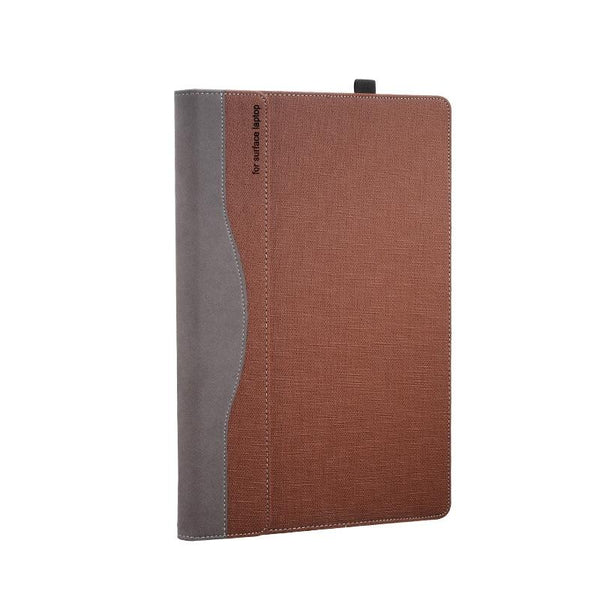 Versatile 13.5 Leather Laptop Sleeve For Microsoft Surface Multi Functional Blue Laptop Cases & Bags