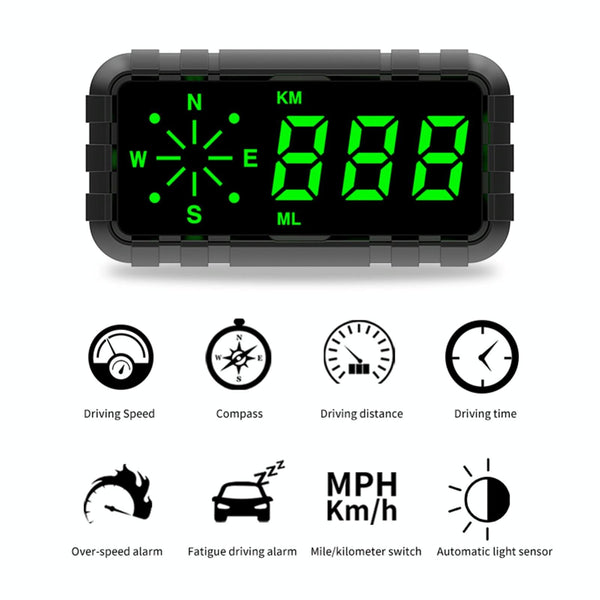 Car Head Up Display Speed Alarm English Version Other Instruments & Gauges