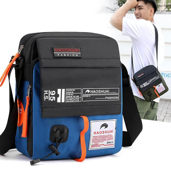 206 Men Crossbody Bag Sporty Shoulder For Casual Use Dark Blue Bags