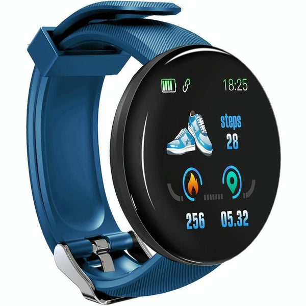 Veile Studios Smart Watch With Call Reminder And Health Monitoring Waterproof Blue Watches