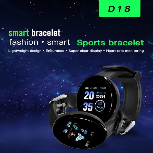 Veile Studios Smart Watch With Call Reminder And Health Monitoring Waterproof Blue Watches