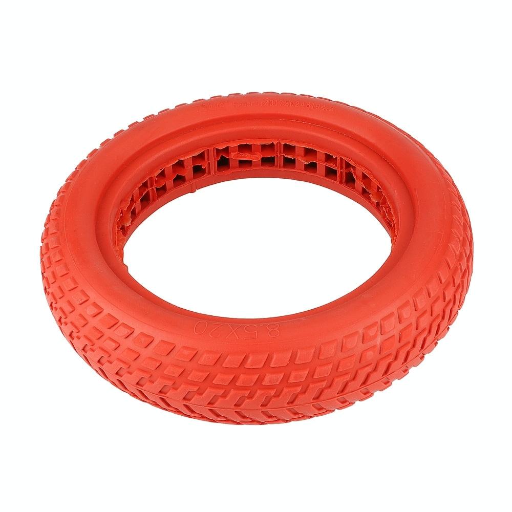 Red 8.5 Semi Solid Honeycomb Tire For Xiaomi M365 Scooter Accessories Parts