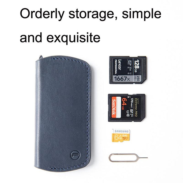 Slr / Mirrorless Camera Tf Memory Card Storage Bag Deep Sea Blue Camera Cases Bags & Covers