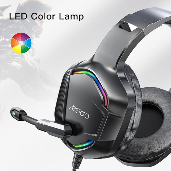 Rgb Gaming Wired Earphone With Mic Black Wired Earphones