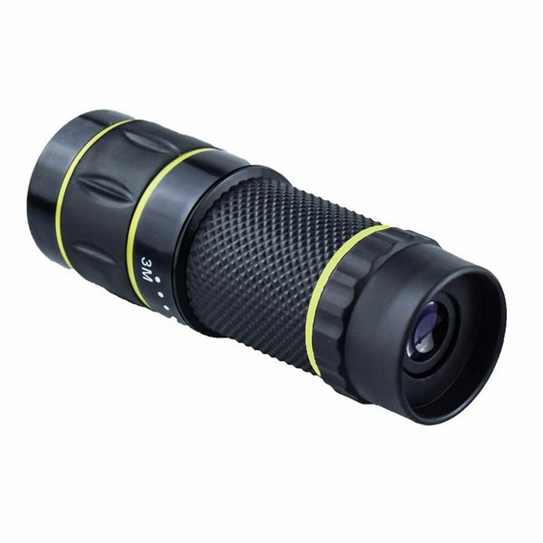10X Hd Non Slip Monocular Ideal For Outdoor Use Yellow Circle Binoculars & Monoculars
