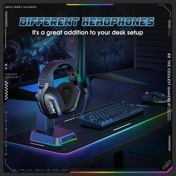 Tri Mode Bluetooth Gaming Headset Black Headsets