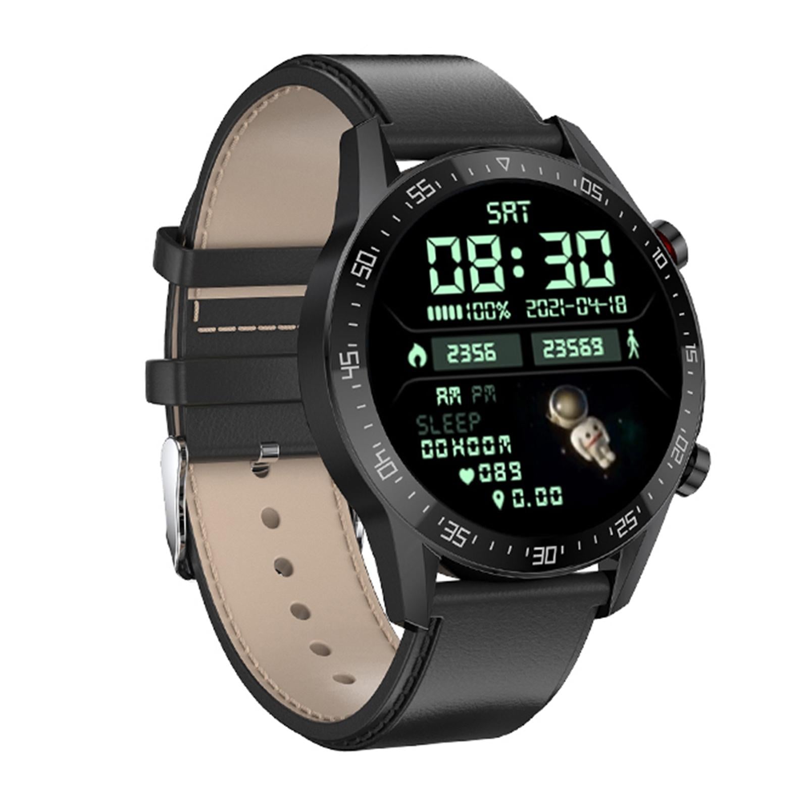 1.28 Inch Ips Screen Smart Watch With Bluetooth Call Sleep Monitoring Black Smart Watches