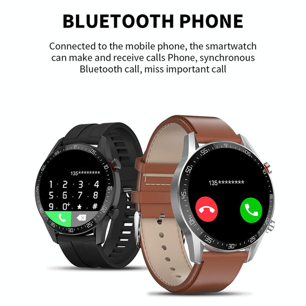 1.28 Inch Ips Screen Smart Watch With Bluetooth Call Sleep Monitoring Black Smart Watches