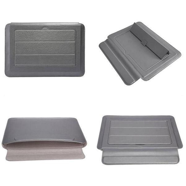 13 Inch Multifunctional Laptop Stand Bag Black Gray Stands Holders & Car Mounts