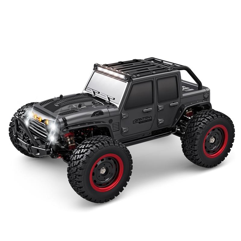 Off Road 4Wd Electric Rc Vehicle 2.4G Wrangler Black Rc Model Vehicles
