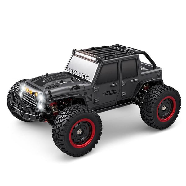 Off Road 4Wd Electric Rc Vehicle 2.4G Wrangler Black Rc Model Vehicles