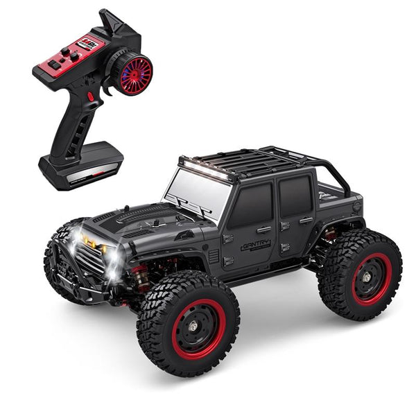 Off Road 4Wd Electric Rc Vehicle 2.4G Wrangler Black Rc Model Vehicles