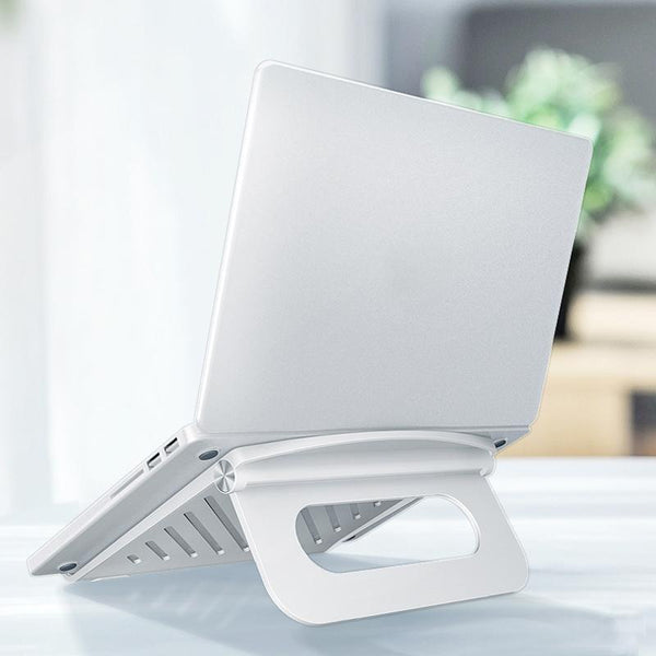 Foldable Laptop Cooling Stand Height Adjustable White Laptop Cooling Pads