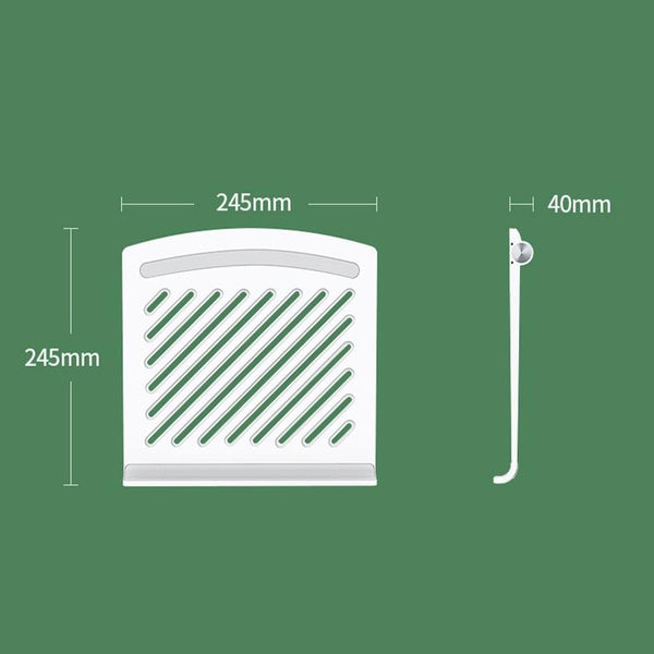 Foldable Laptop Cooling Stand Height Adjustable White Laptop Cooling Pads