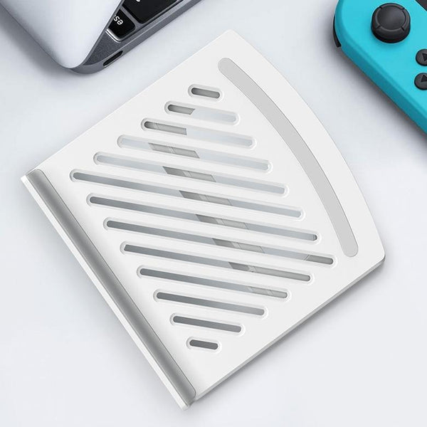 Foldable Laptop Cooling Stand Height Adjustable White Laptop Cooling Pads